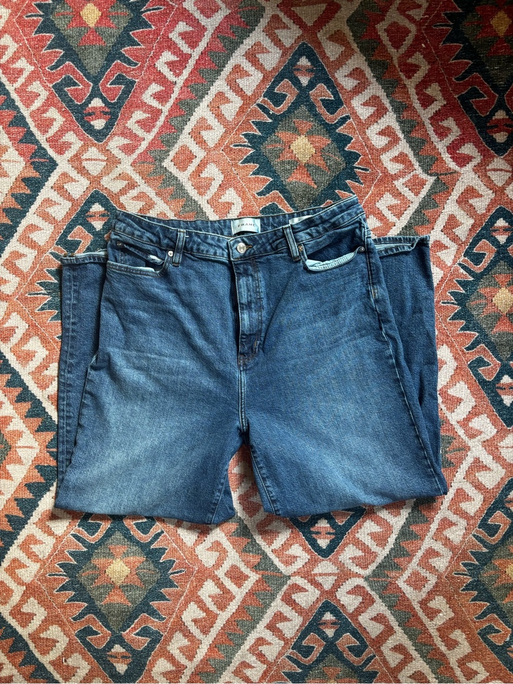 Frame Denim The Wide Light Blue Jeans